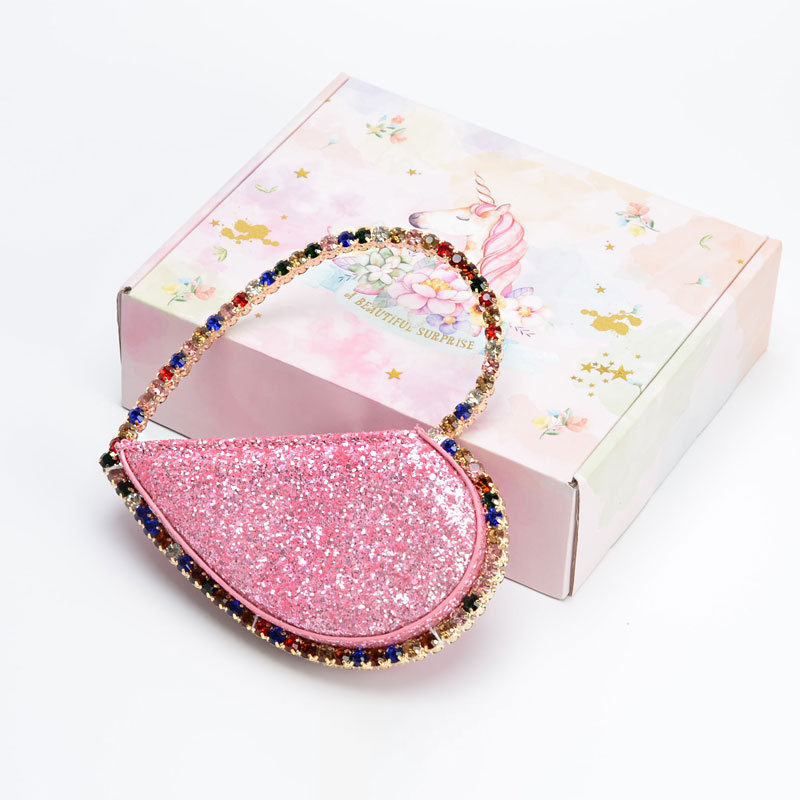 Color Diamond Heart Sequin Phosphor 15.5*15.5*3cm