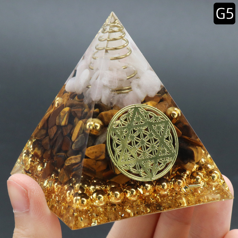 4:G5 White Crystal   Tiger Eye