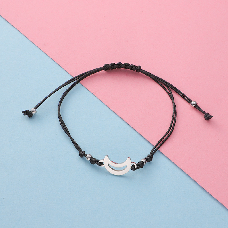 Moon steel separate bracelet + OPP packaging