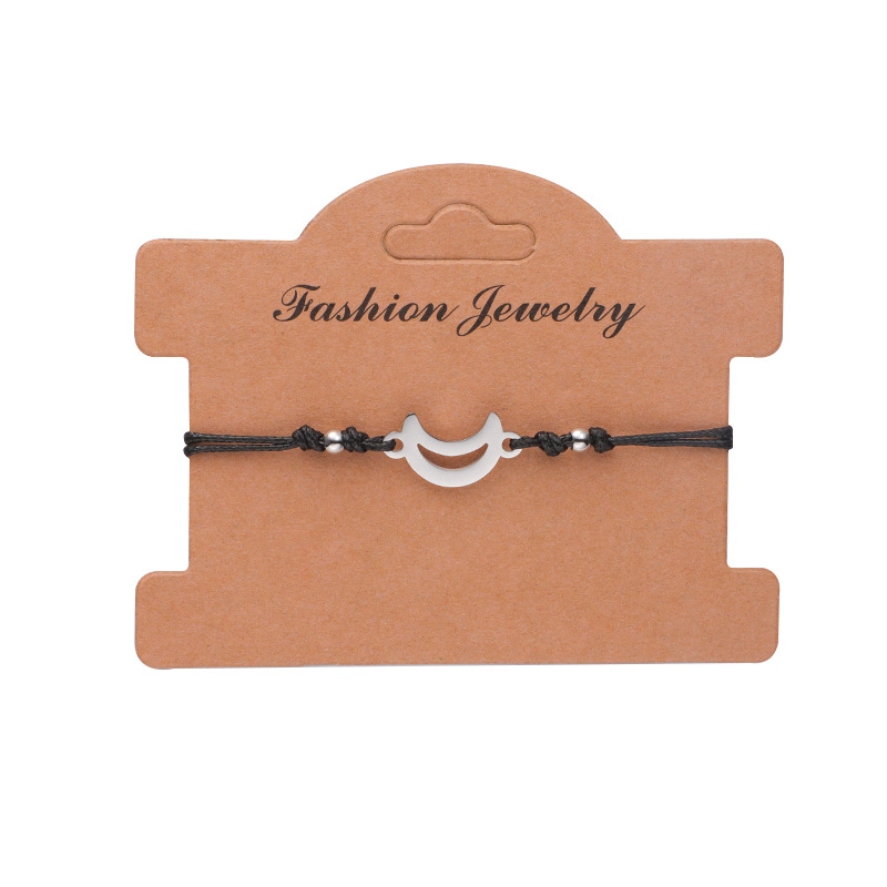 Moon steel separate bracelet + card