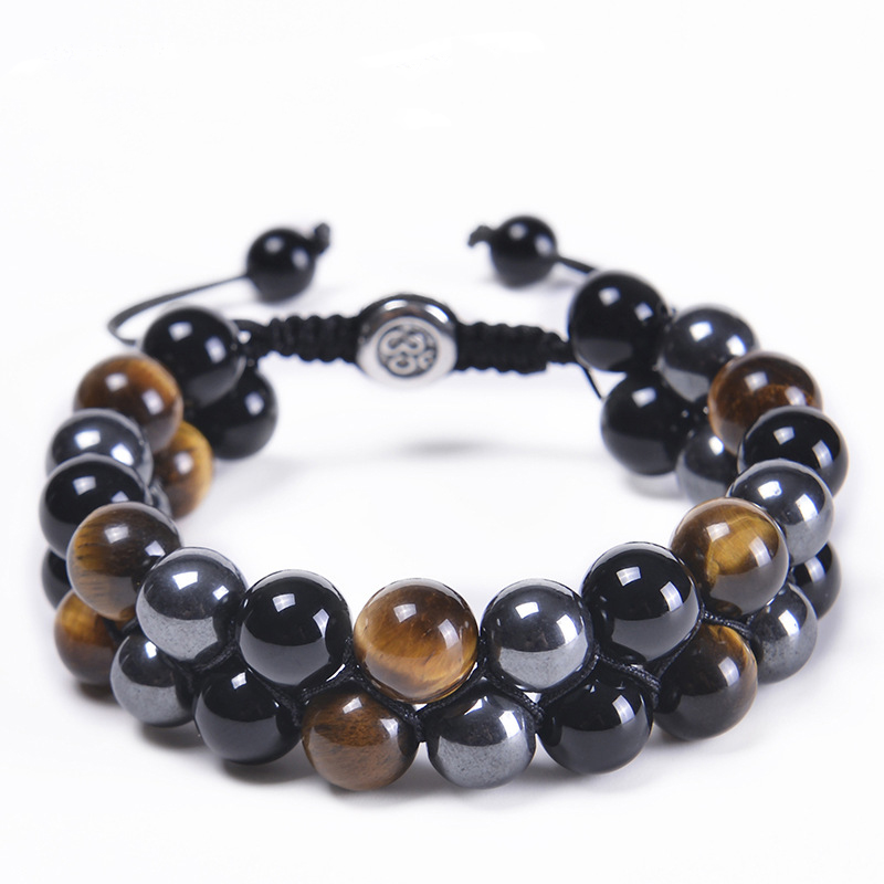 10MM- Tiger eye double layer bracelet