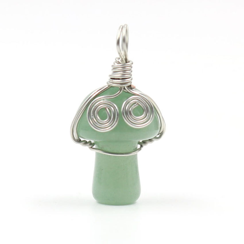 green aventurine silver