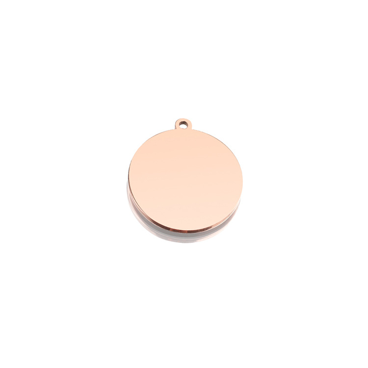 3:real rose gold plated