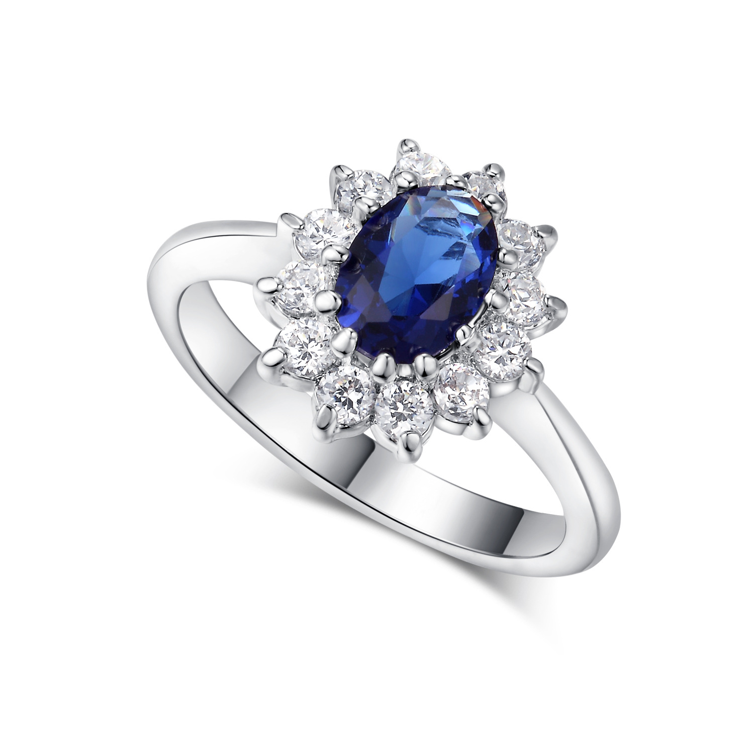 Platinum Blue Stone 9#