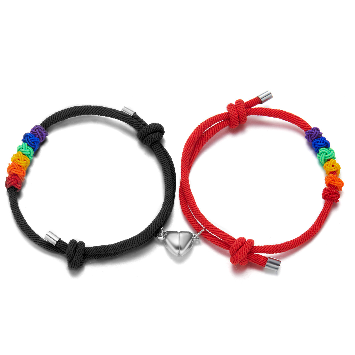 Rainbow black + Red