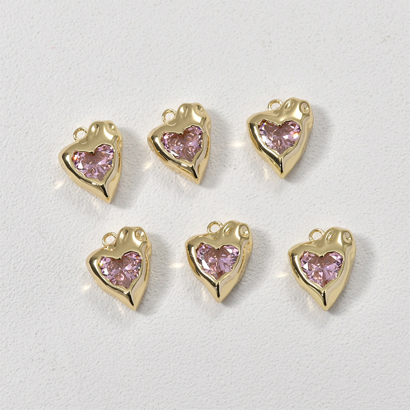 Pink Zirconium Peach Gold