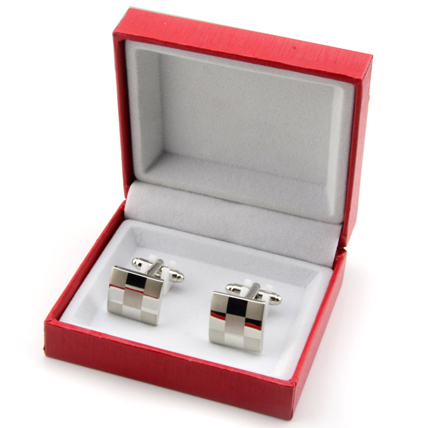 red - put cufflinks