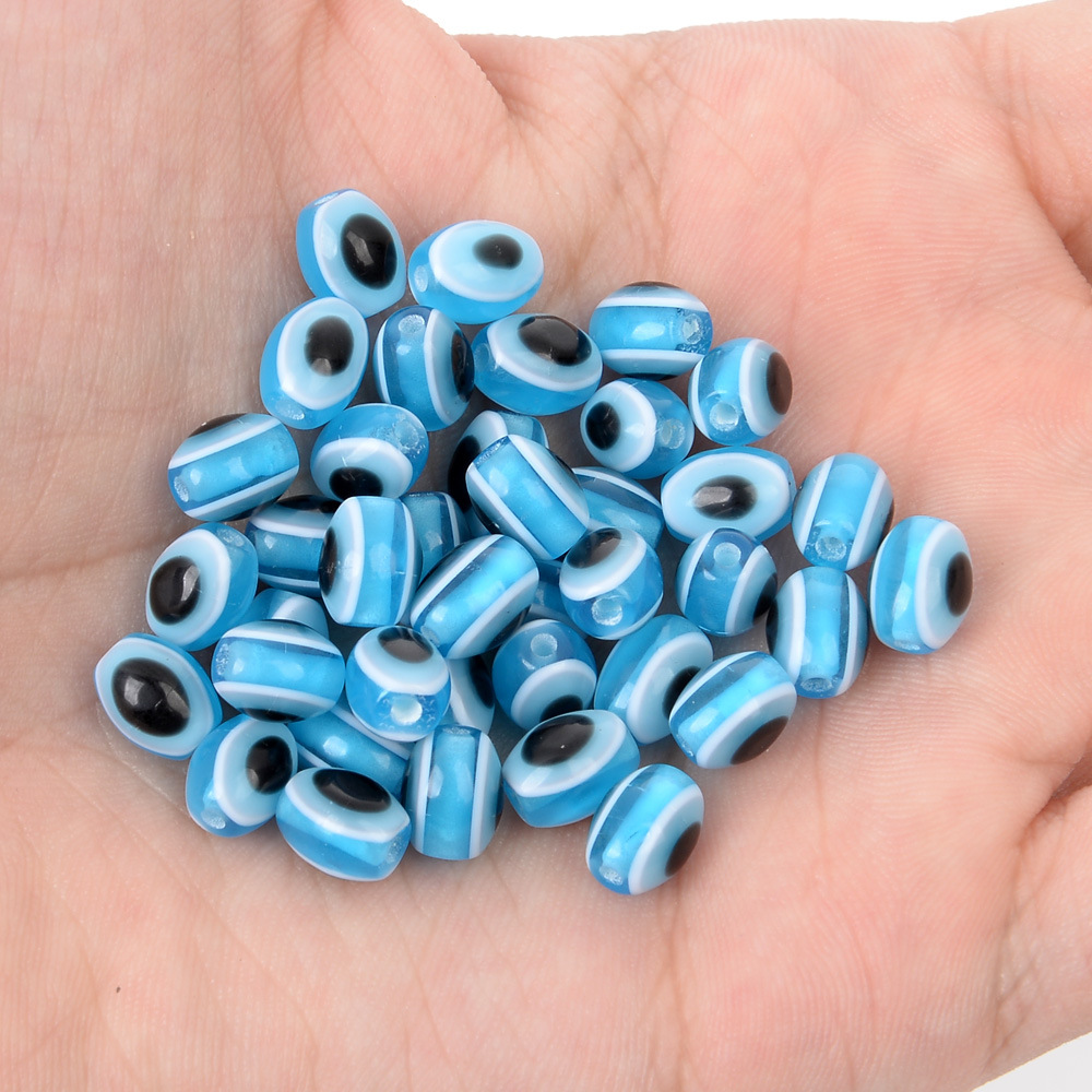 Sky Blue Oval 9*12mm50/Pack