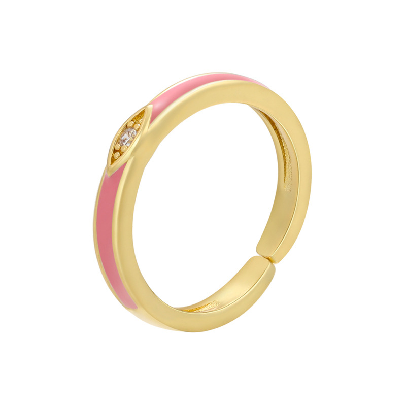 1 gold color plated with pink color