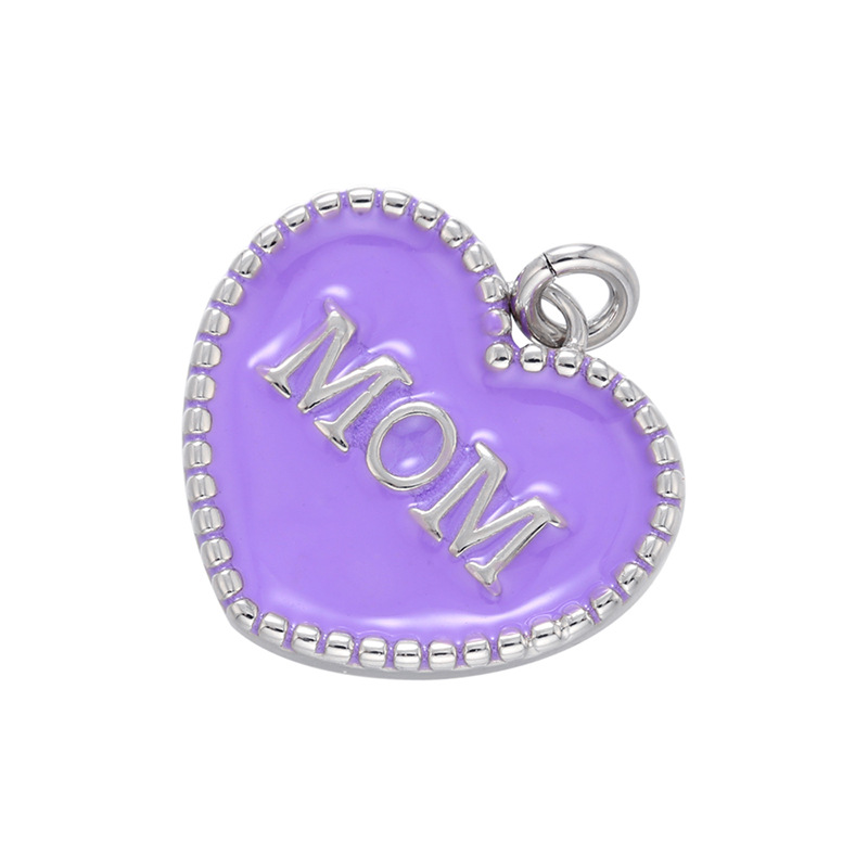 10:platinum color plated with purple