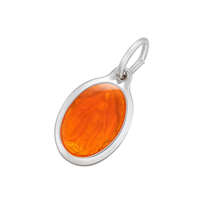  platinum color plated with orange color