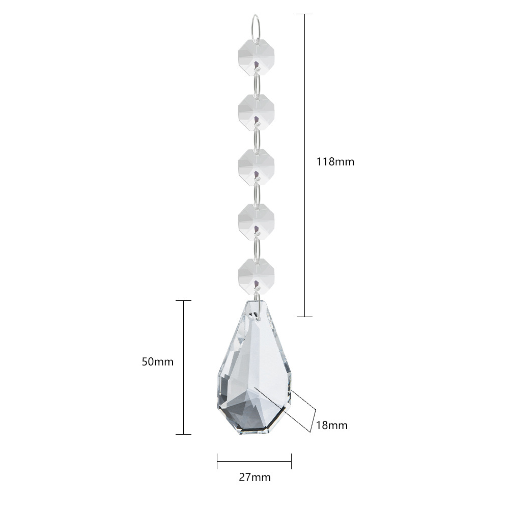 4-50MM Double Sided Pear Shape