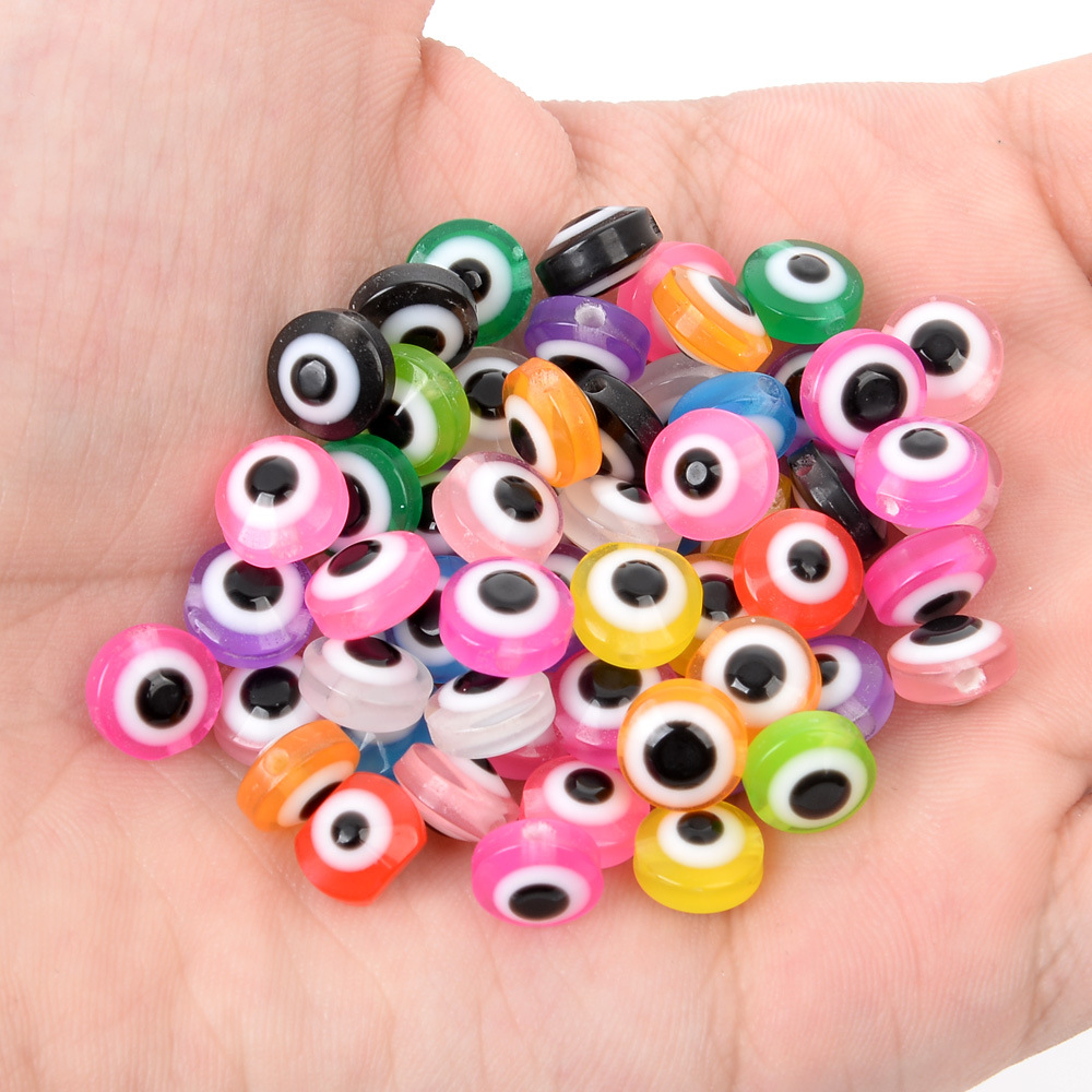 Mixed color 6mm100pcs/pack