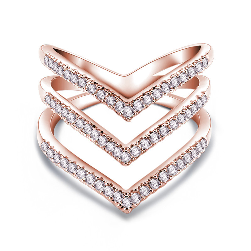 2:rose gold color plated