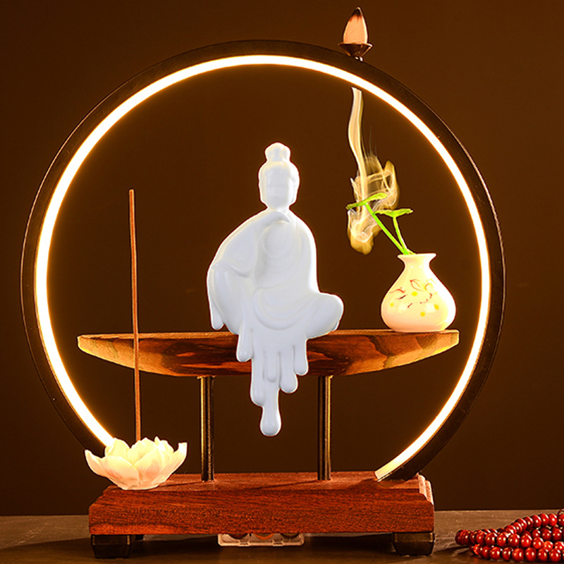 Battery Model - Guanyin Bodhisattva + Lamp Holder