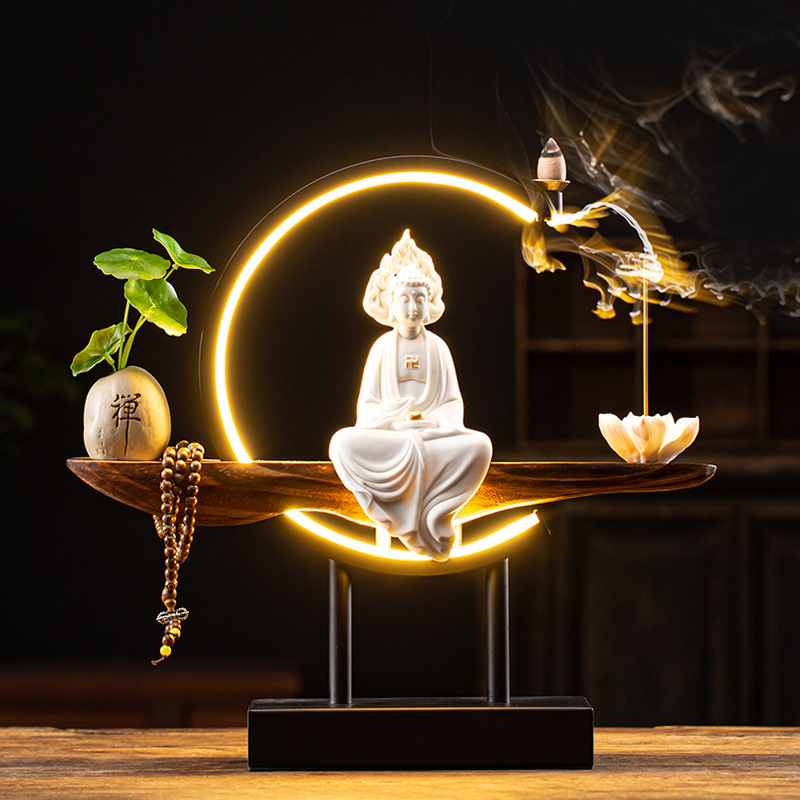 1:Peaceful Buddha - complete set with lamp ring