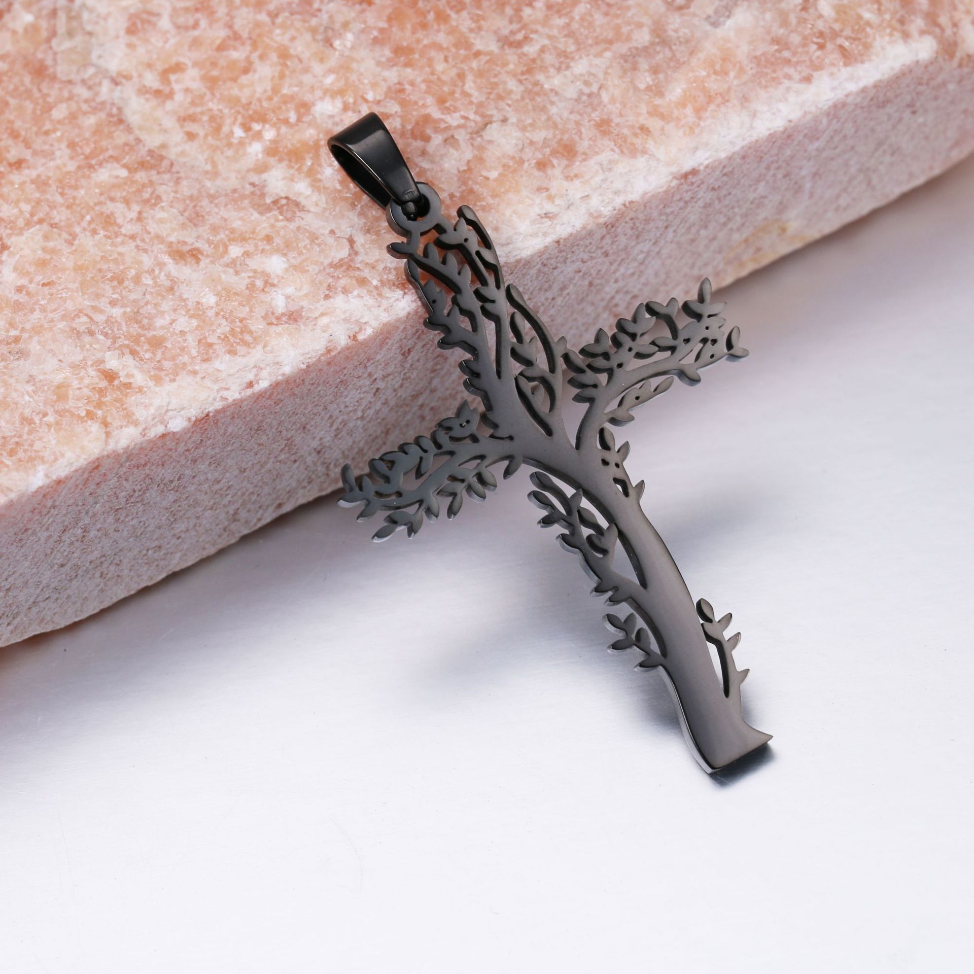 tree of life cross black