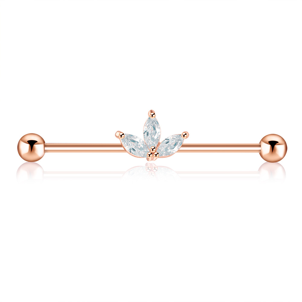 Rose Gold White zircon