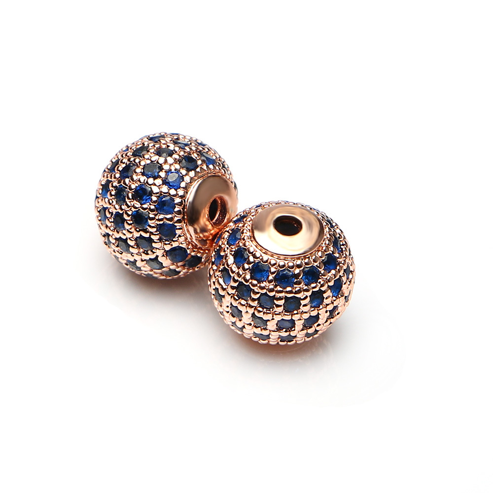 Rose Gold Blue Spinel 6mm