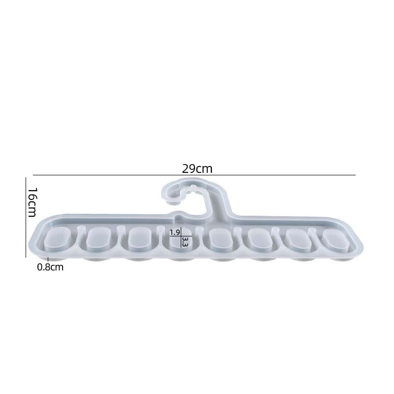 1:8 circle hanger silicone mold