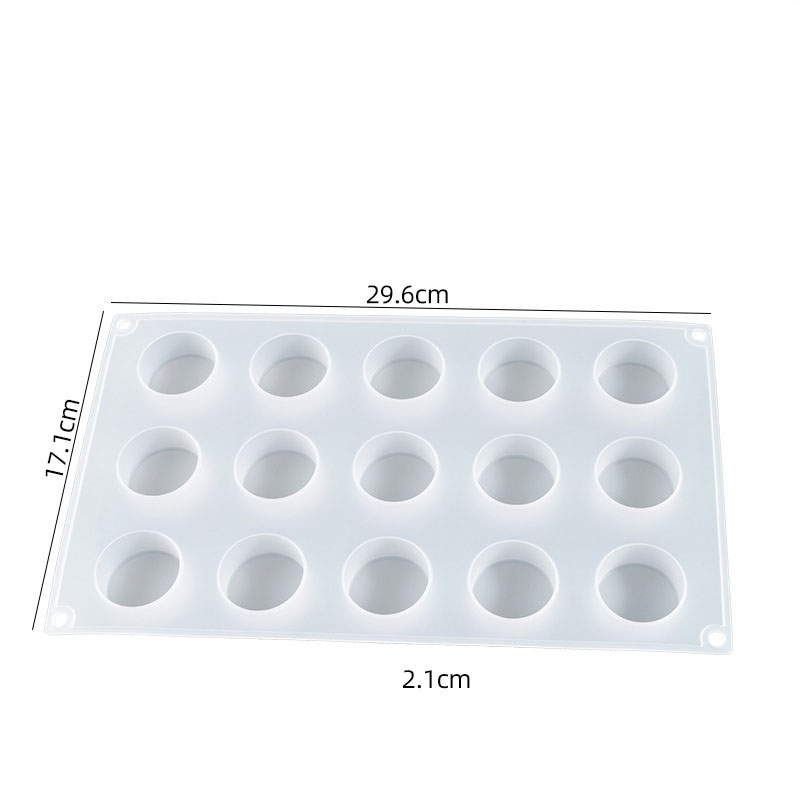 3:Fifteen round block molds