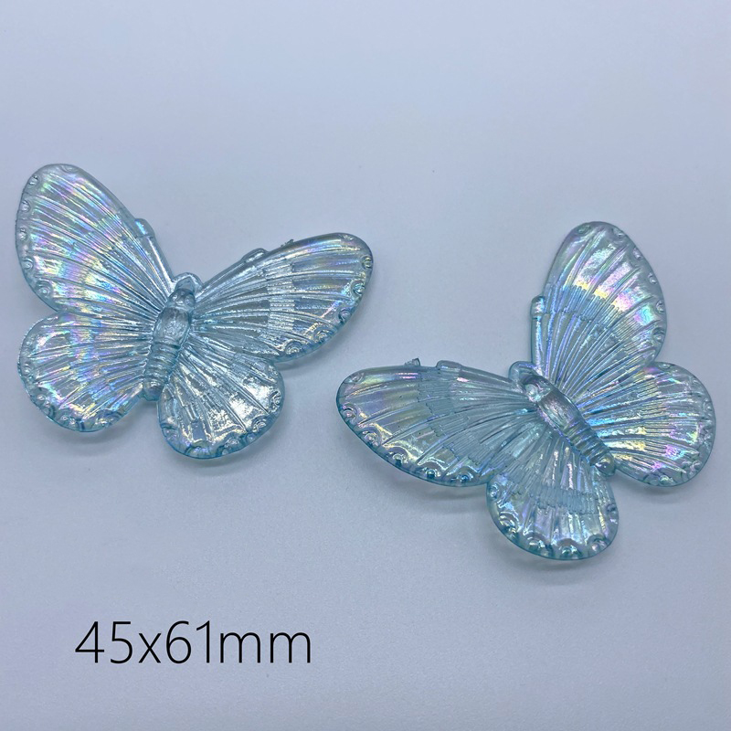 Big Butterfly Lake Blue 45x61mm