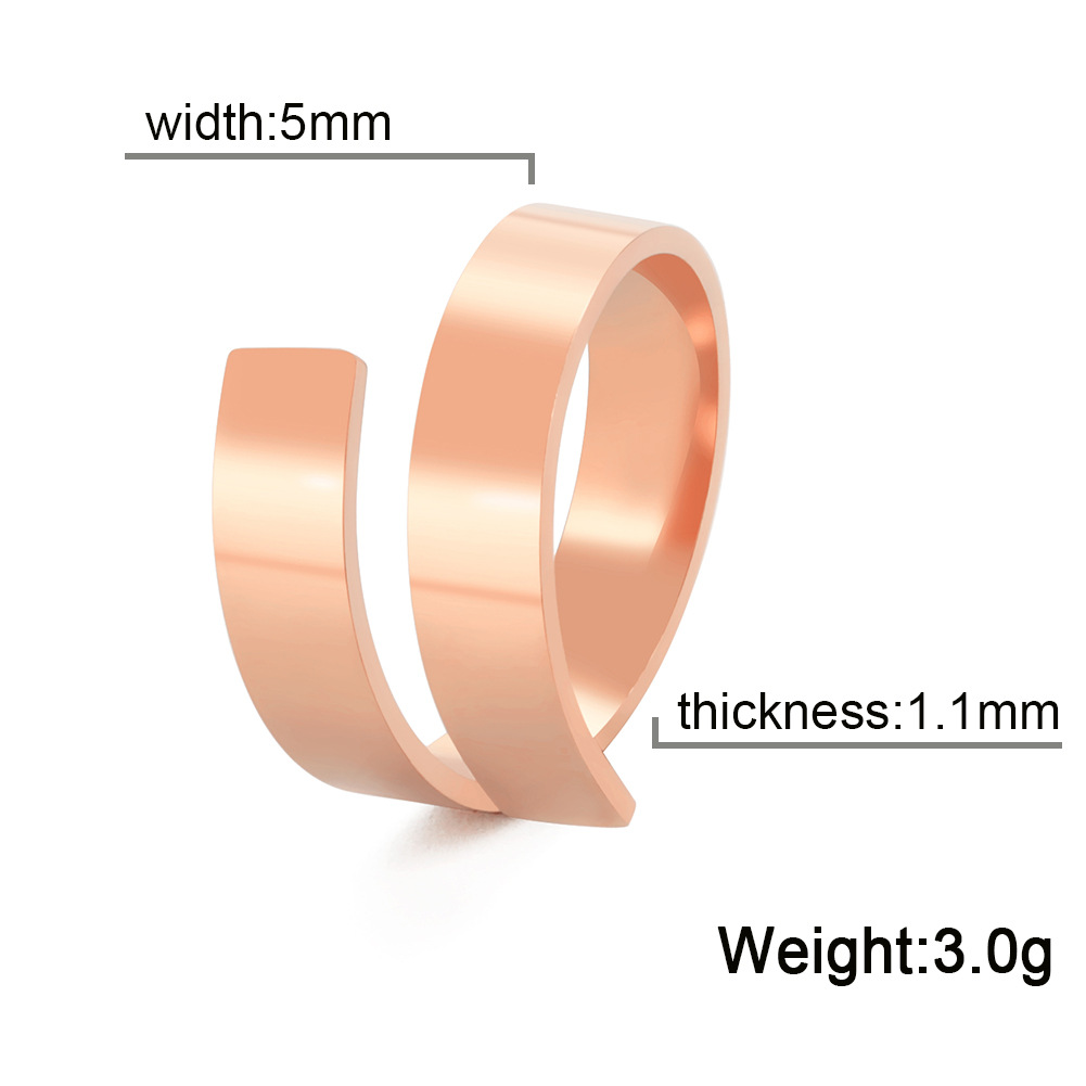 6:Rose Gold-5MM