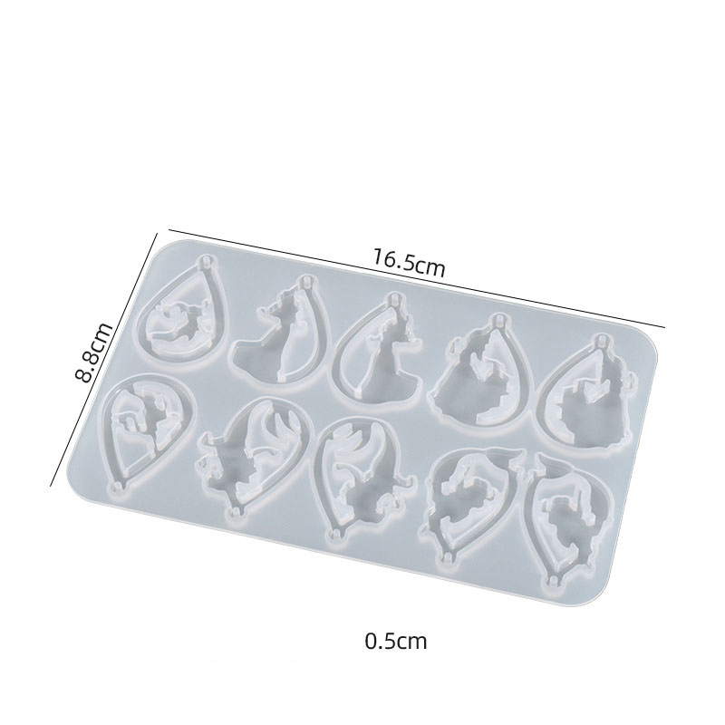 Mermaid Earring Mould 35