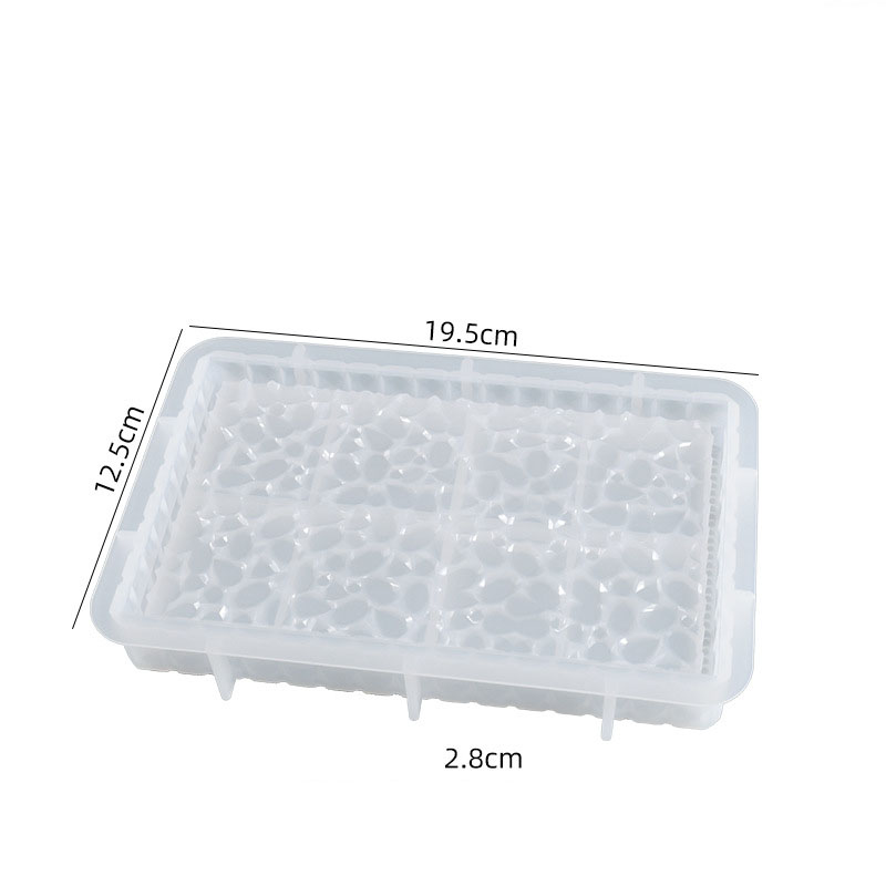 Baguette Diamond Plate Silicone Mould