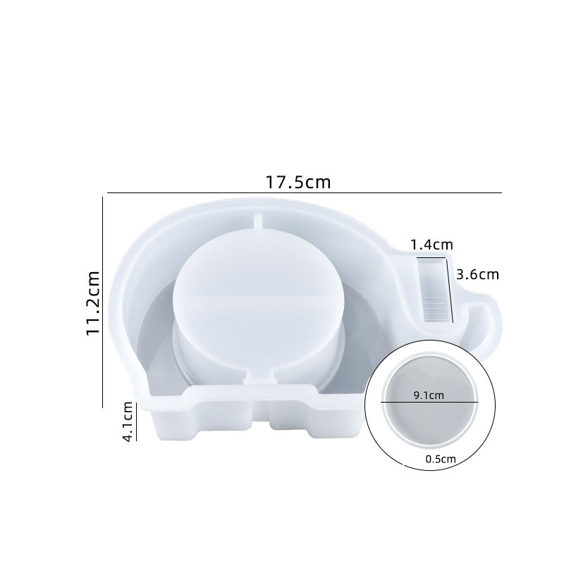 2:Elephant piggy bank mold 02