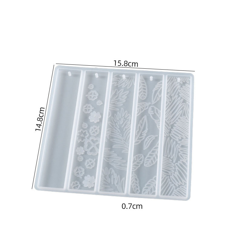 2:Leaf Bookmark Silicone Mold