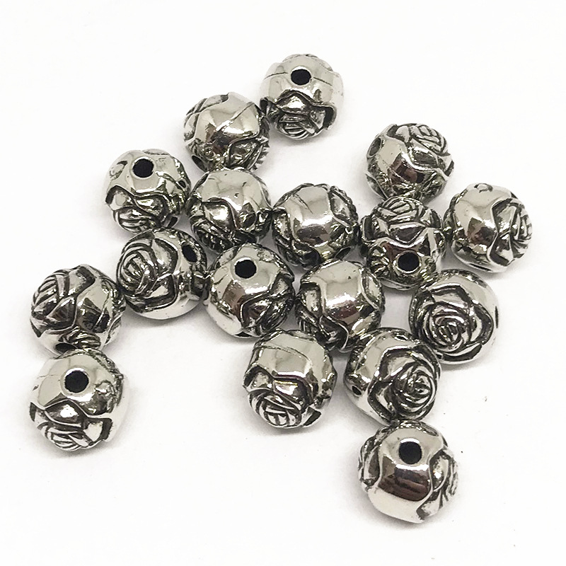 Antique Silver 8mm