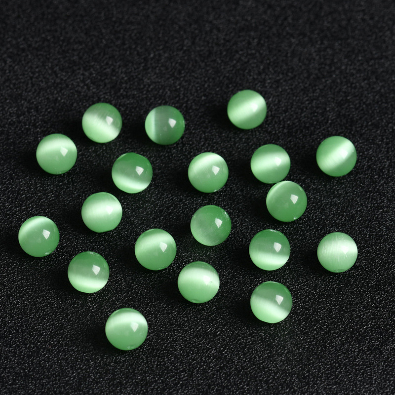 Apple Green Cat's Eye 6mm