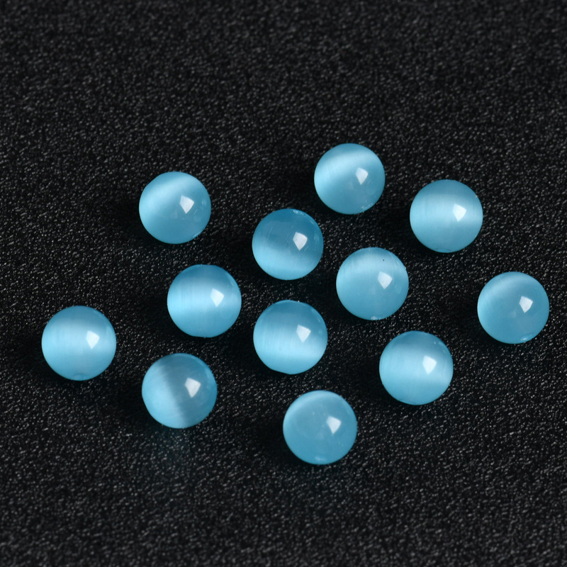 Light blue cat eye 12mm