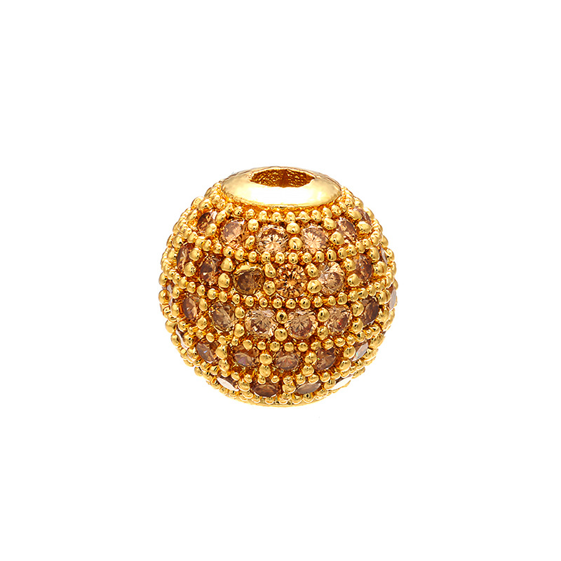 golden champagne diamond10mm