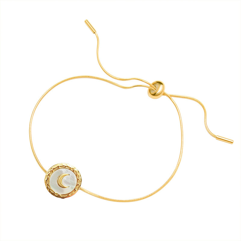 E163-Bracelet Gold Pull Adjustable 24cm