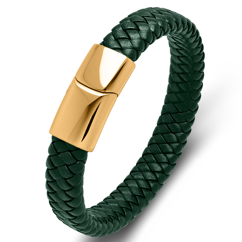 Green leather [gold] 21cm