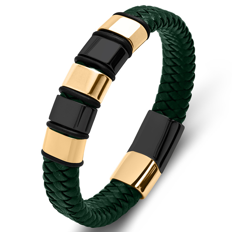 Green Leather [Gold Black] 21cm