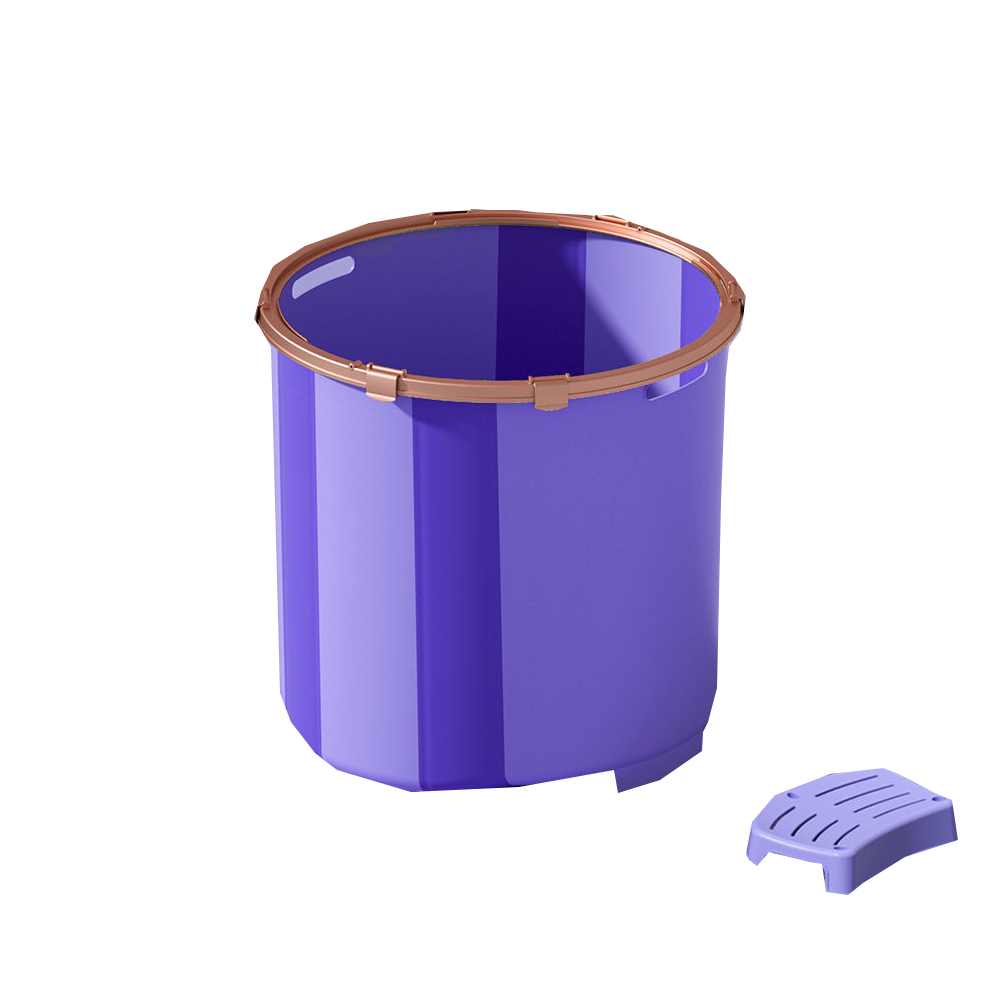 blue   bath stool