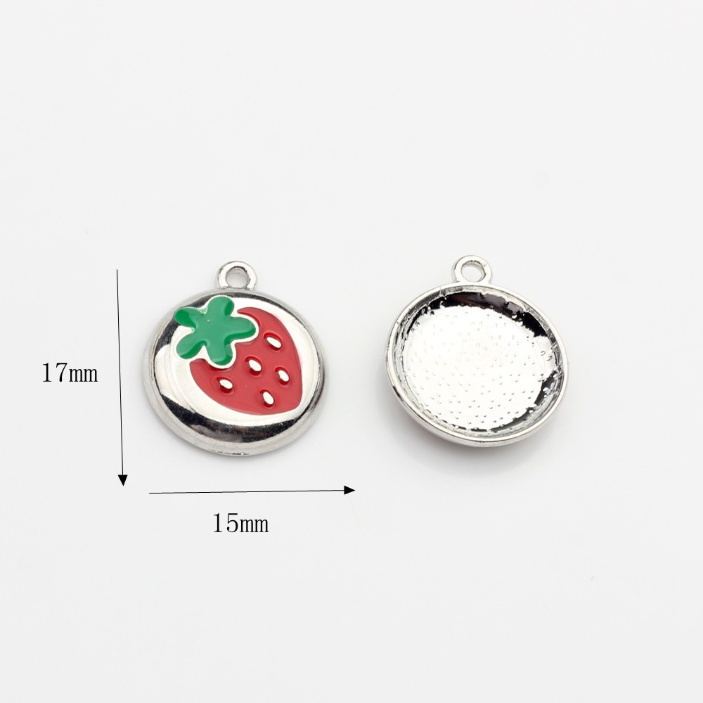 Round Strawberry - Silver