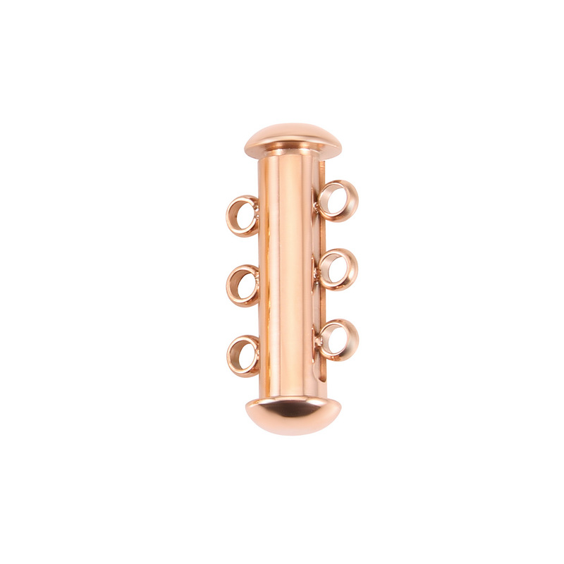 rose gold color four-row lap 25*4.5mm