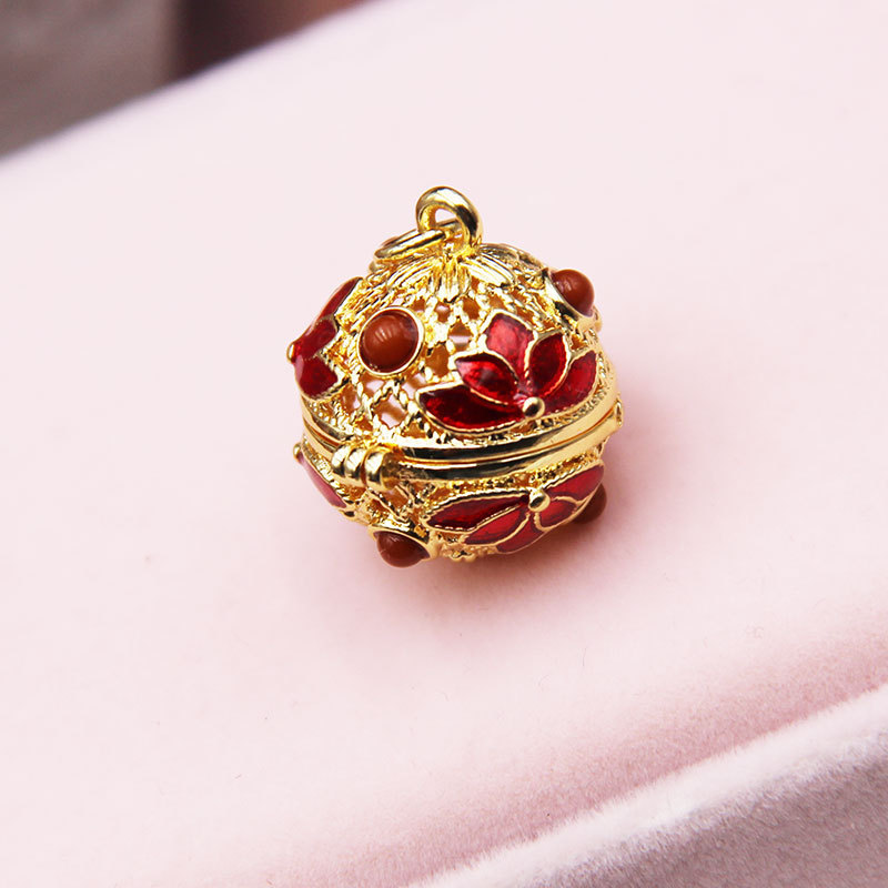  gold color plated with red