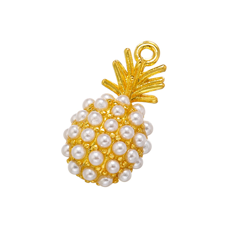 Golden Pineapple 16.5x9mm