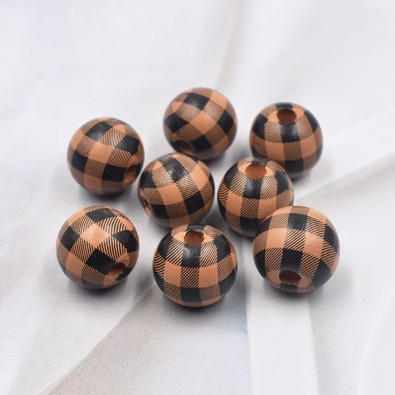 brown checkered