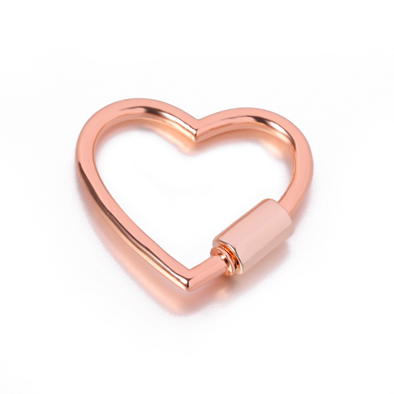 rose gold color Love 28*30mm