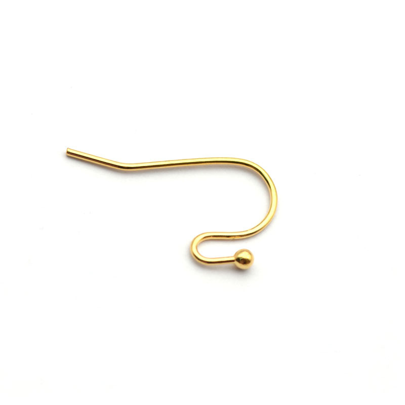 Burnt Pearl Ear Hook Gold