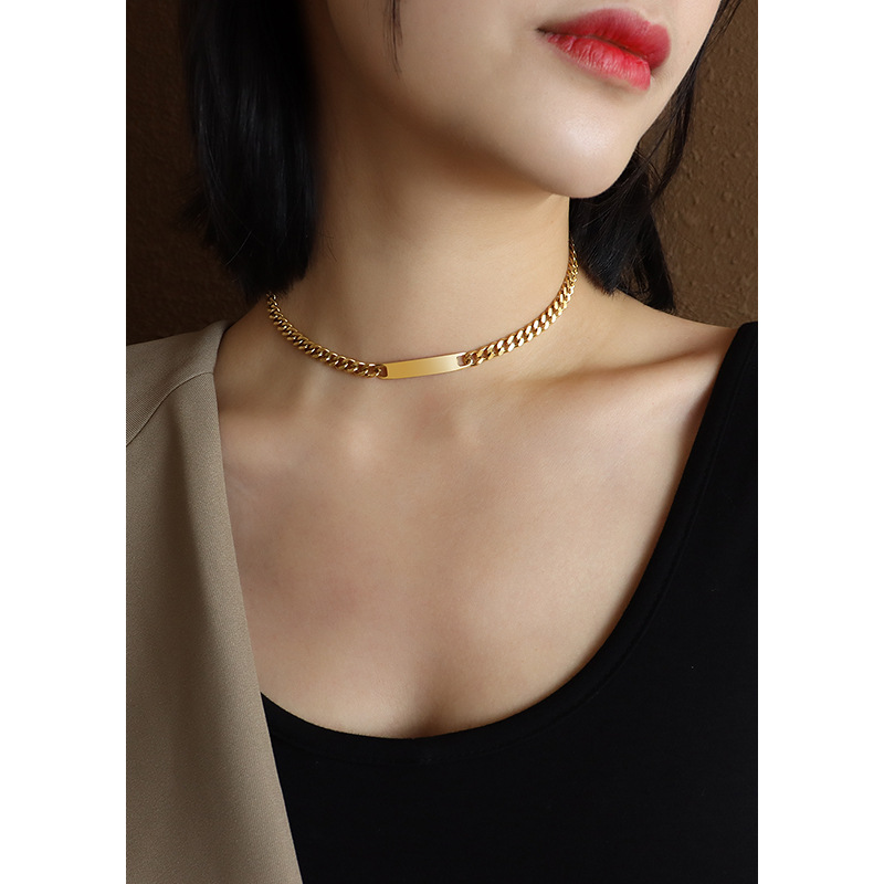 3:Gold Necklace 34 5cm