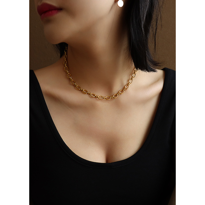 2:Gold Necklace 40 5cm