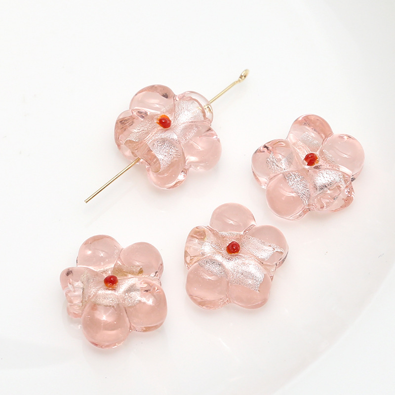 2:2# light pink big flower 19mm