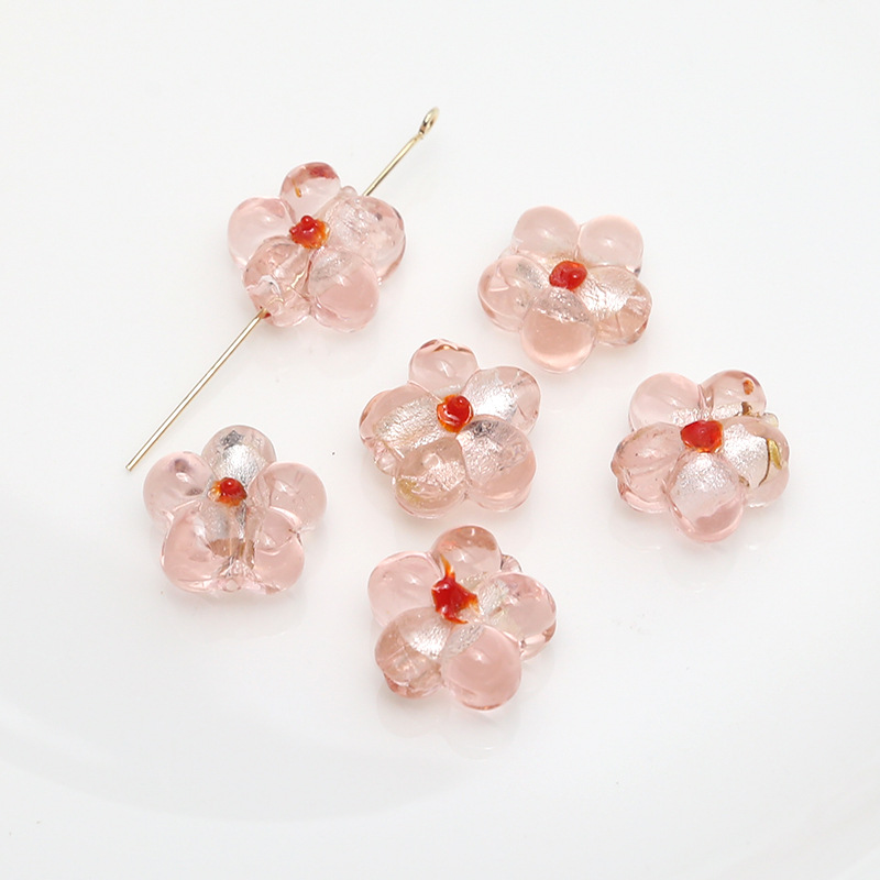 10:10# light pink flower 14mm